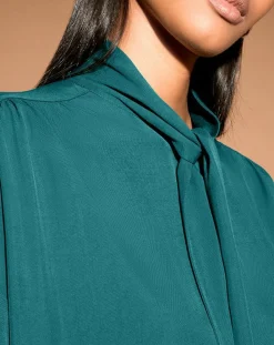Jodhpur Robes|Robe Brama cravate vert moyen