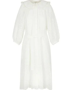 Manoush Robes|Robe Broderie blanche