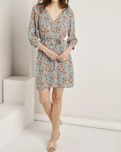 See u Soon Robes|Robe Budapest imprimée bleue