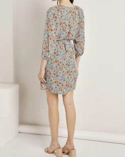 See u Soon Robes|Robe Budapest imprimée bleue