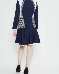 Derhy Robes|Robe Camouflage bleue