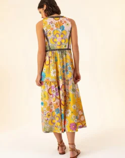 Bleu Blanc Rouge Robes|Robe Capucine bouquet/pois