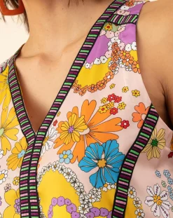 Bleu Blanc Rouge Robes|Robe Capucine bouquet/pois