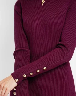 Assuili Robes|Robe Cecile bordeaux