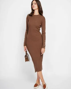 Assuili Robes|Robe Cecile marron