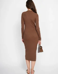 Assuili Robes|Robe Cecile marron