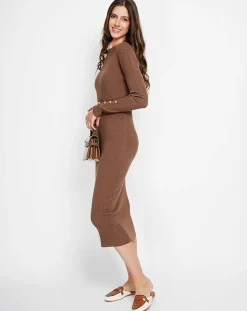 Assuili Robes|Robe Cecile marron