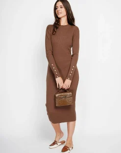 Assuili Robes|Robe Cecile marron