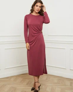 L'Armoire de Suzette Robes|Robe Celeste bordeaux