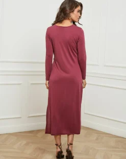 L'Armoire de Suzette Robes|Robe Celeste bordeaux