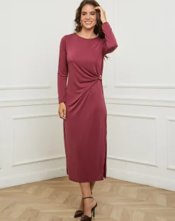L'Armoire de Suzette Robes|Robe Celeste bordeaux