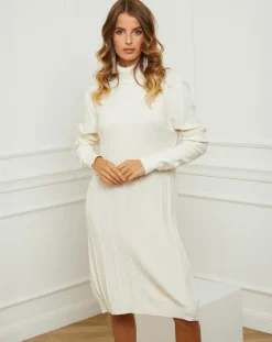 Fleur de cachemire Robes|Robe Charlotte blanche