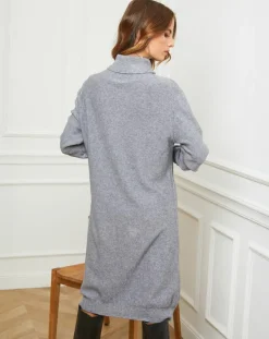 Fleur de cachemire Robes|Robe Charlotte grise