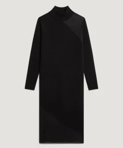 Rodier Robes|Robe Chérie en Laine mélangé noire