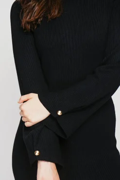 C&Jo Robes|Robe col montant noire