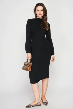 C&Jo Robes|Robe col montant noire