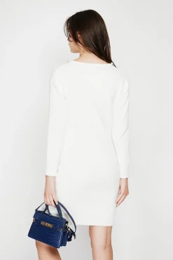 C&Jo Robes|Robe col perle naturel