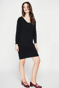 C&Jo Robes|Robe col perle noir