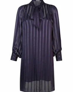 Mare di Latte Robes|Robe courte Olie zébre encre