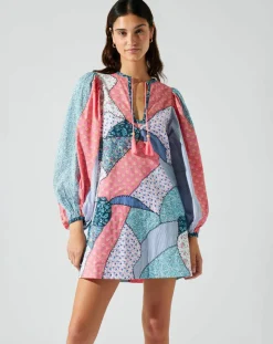 Manoush Robes|Robe courte patchwork
