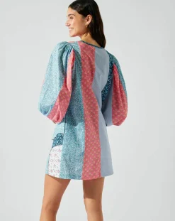 Manoush Robes|Robe courte patchwork