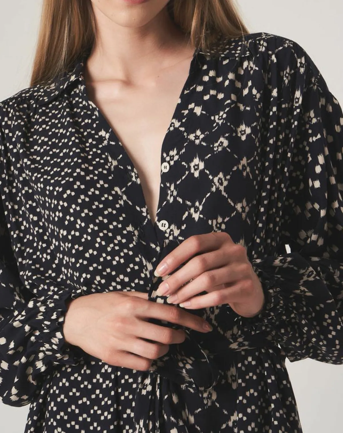 Stella Forest Robes|Robe courte Sonia à motifs marine