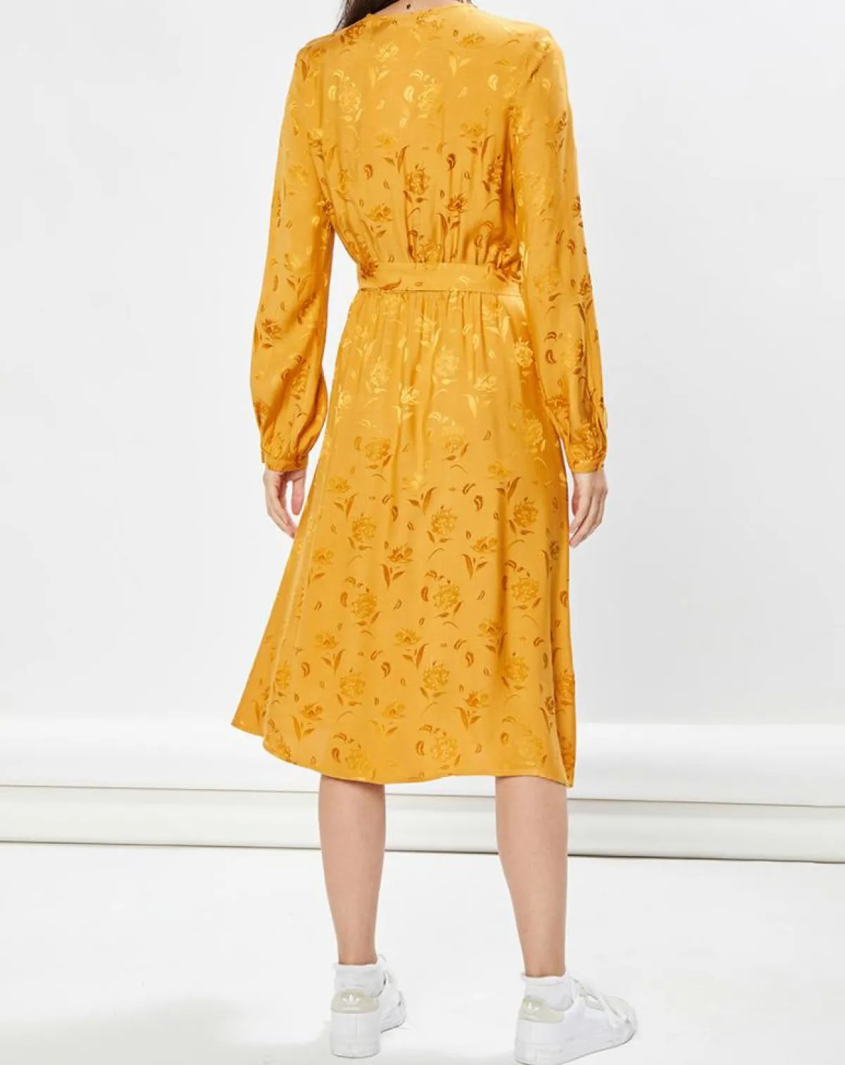 La Petite Etoile Robes|Robe Dana motifs ton sur ton orange