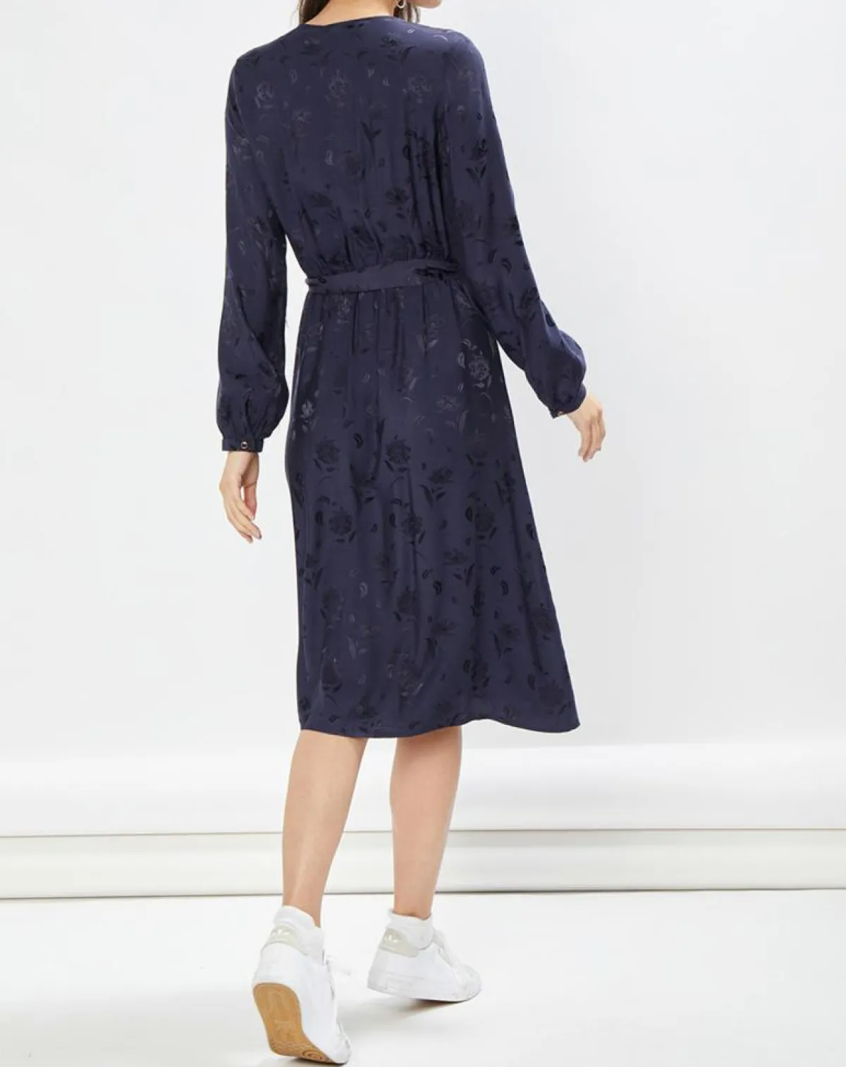 La Petite Etoile Robes|Robe Dana motifs ton sur ton marine