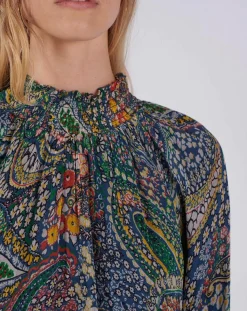 Swildens Robes|Robe Darcy bleue