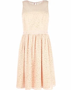 Derhy Robes|Robe Dico patineuse texturée rose