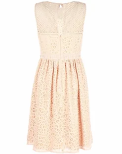 Derhy Robes|Robe Dico patineuse texturée rose