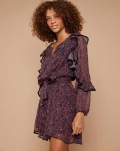 Louizon Robes|Robe Dory multicolore/violet