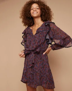 Louizon Robes|Robe Dory multicolore/violet