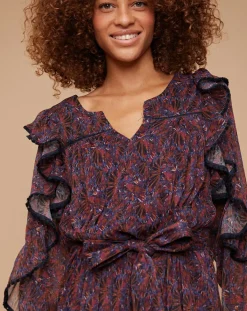 Louizon Robes|Robe Dory multicolore/violet