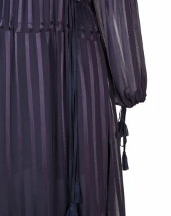 Mare di Latte Robes|Robe Elise zébre encre