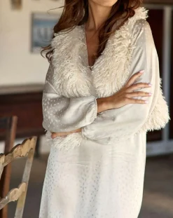 Lauren Vidal Robes|Robe Eliza crème