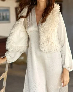 Lauren Vidal Robes|Robe Eliza crème