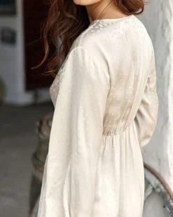 Lauren Vidal Robes|Robe Eliza crème