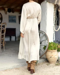 Lauren Vidal Robes|Robe Eliza crème