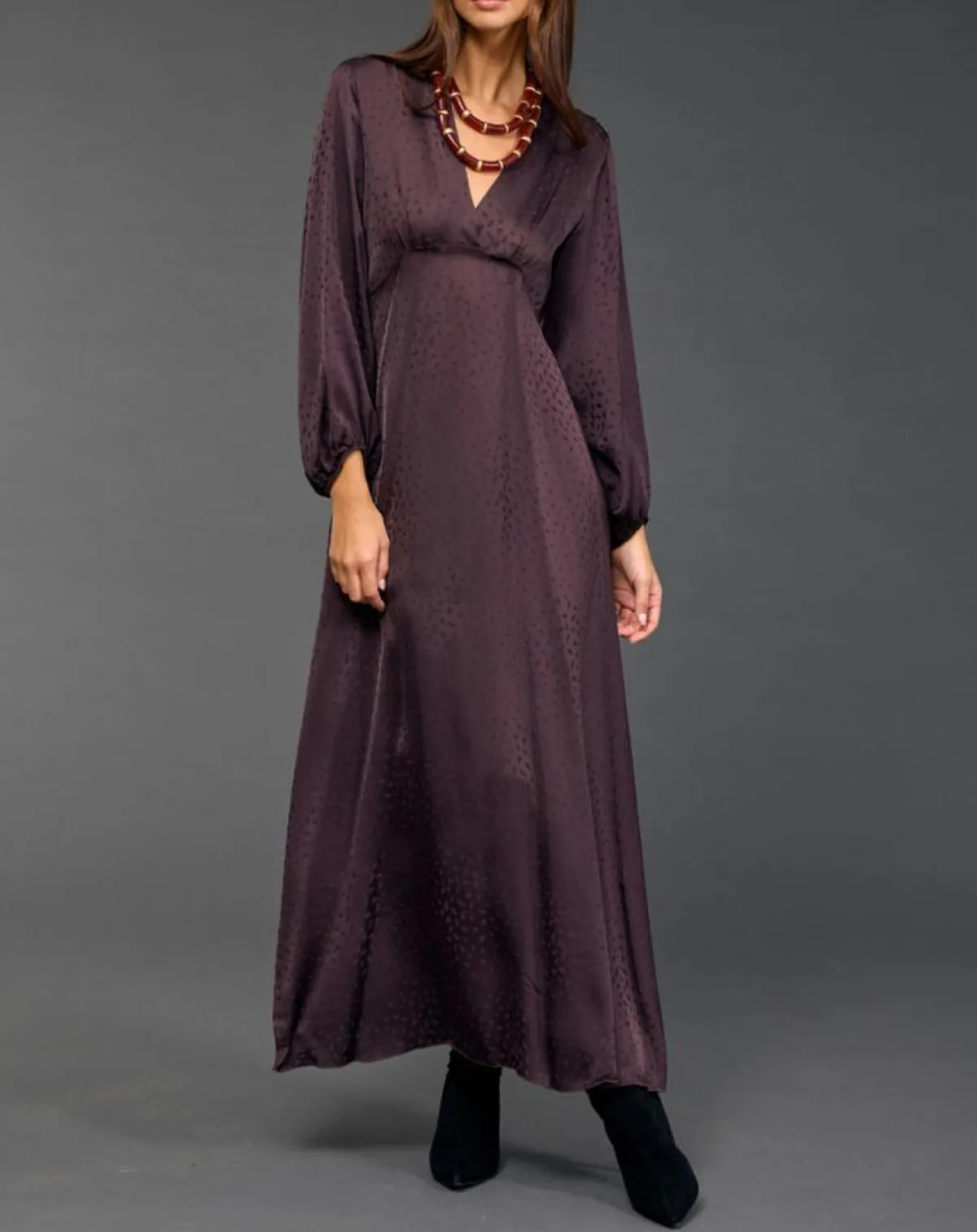 Lauren Vidal Robes|Robe Eliza raisin