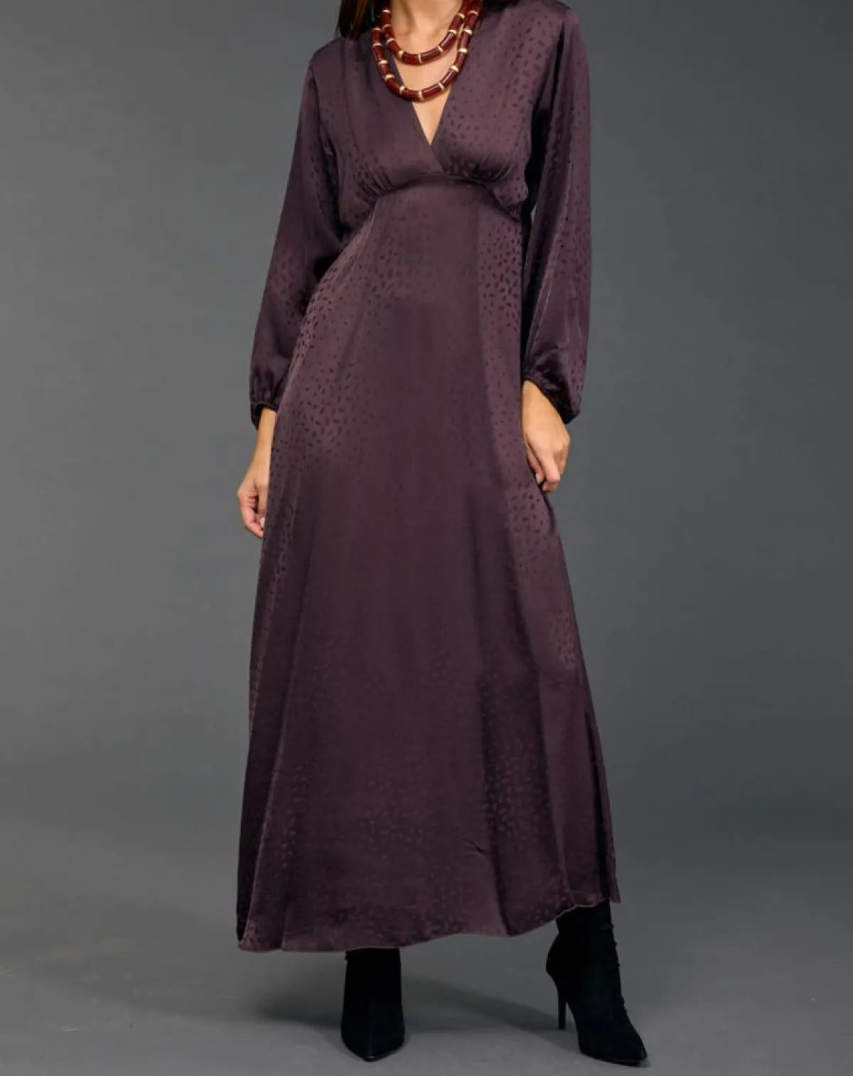 Lauren Vidal Robes|Robe Eliza raisin