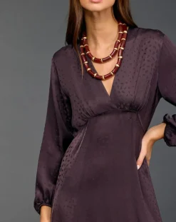 Lauren Vidal Robes|Robe Eliza raisin