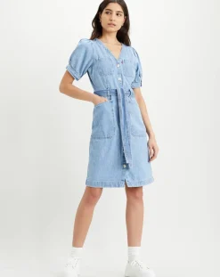 Levi's® Robes|Robe en jean Bryn bleue