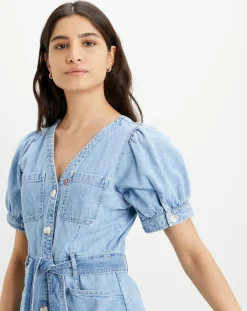 Levi's® Robes|Robe en jean Bryn bleue