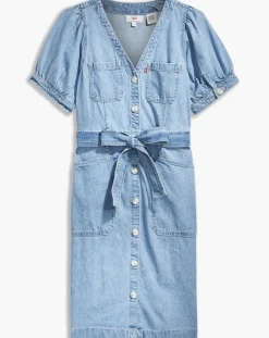 Levi's® Robes|Robe en jean Bryn bleue