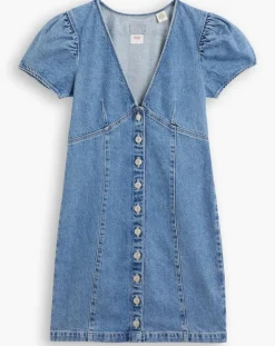 Levi's® Robes|Robe en jean courte Erin 90's bleue