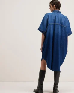 Bellerose Robes|Robe en jean Klenn blue stone