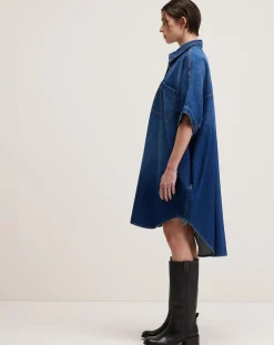 Bellerose Robes|Robe en jean Klenn blue stone