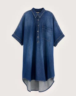 Bellerose Robes|Robe en jean Klenn blue stone