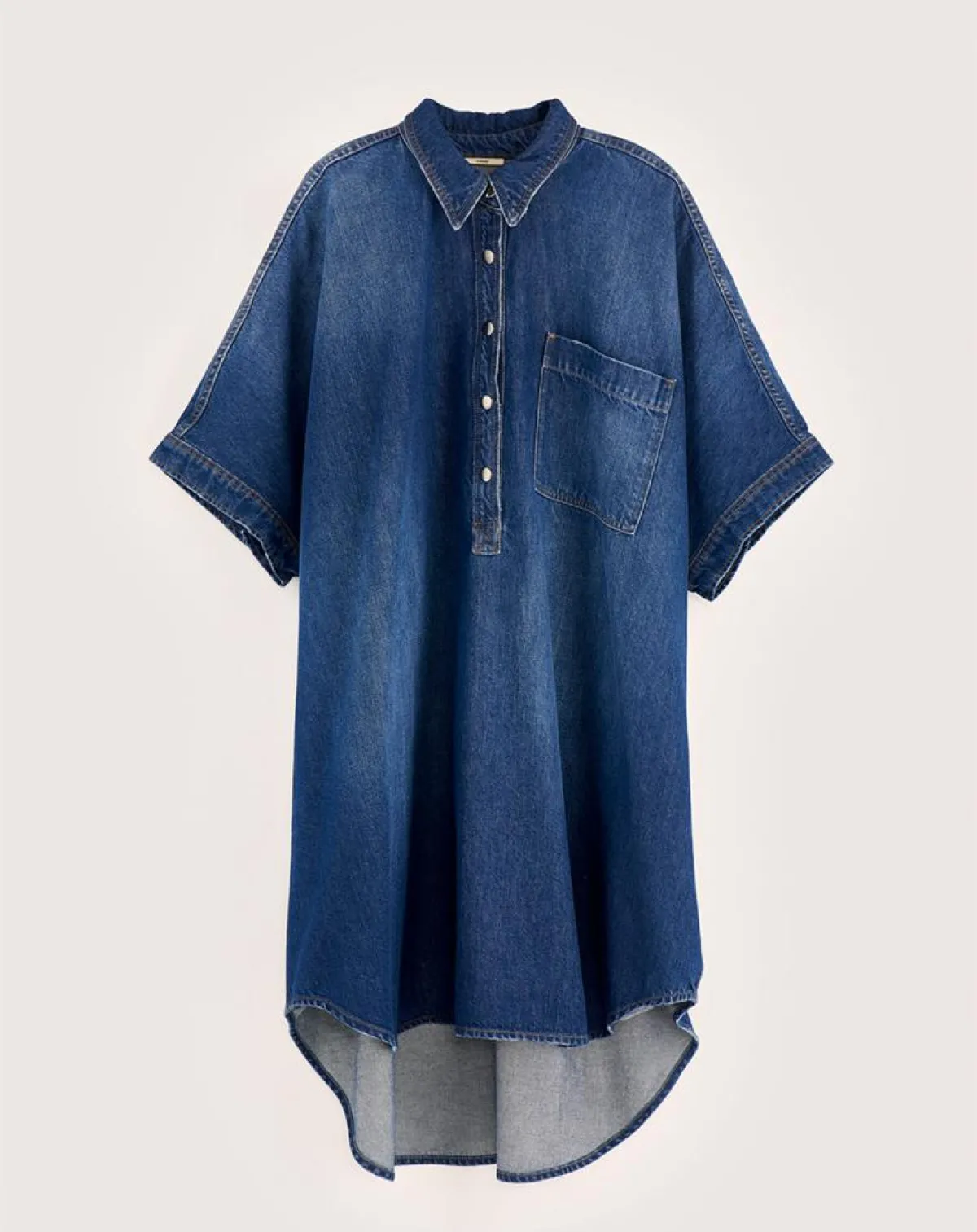 Bellerose Robes|Robe en jean Klenn blue stone